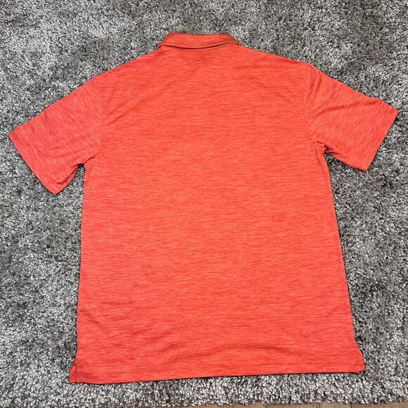 Oxford American Men's Heathered Orange Golf Polo - Size Large - Picture 3 of 4